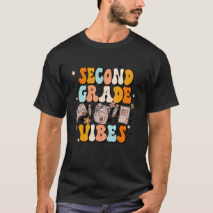 Back To School Second Grade Vibes 2nd Grade Teache T-Shirt
