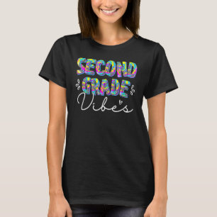 Back To School Second Grade Vibes First Day Teache T-Shirt