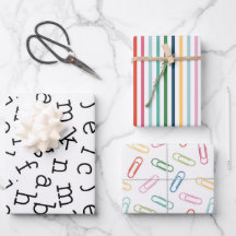 Back to school set of 3 colour and b&w