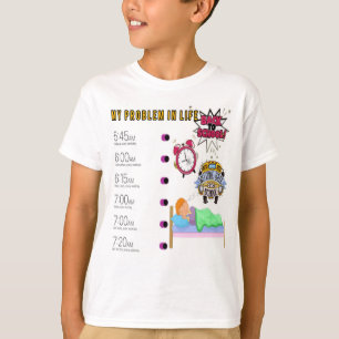 Back to school. She got up early again T-Shirt