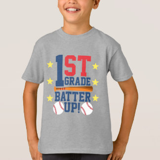 Back to School Shirt | 1st Grade Batter Up