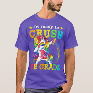 Back To School Shirt 5th Grade Dabbing Unicorn Gir