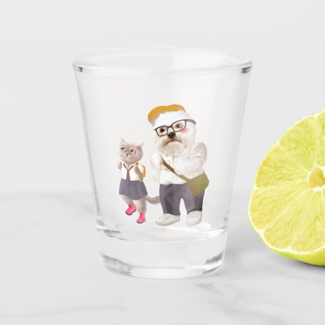 Back to School Shot Glass (Front)