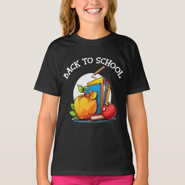 Back to School Sign T-Shirt (Front)