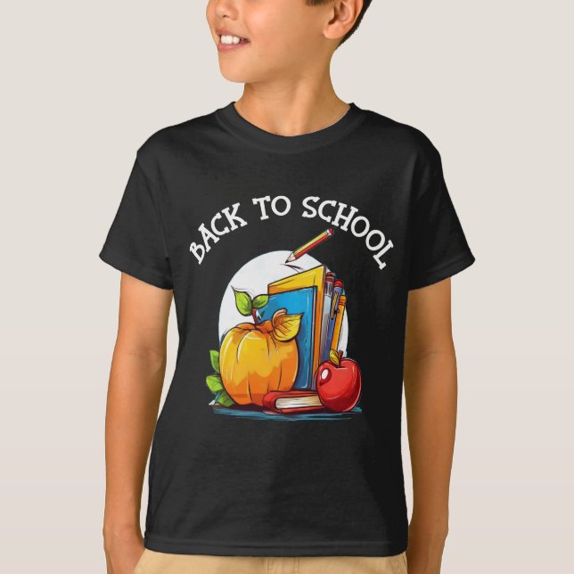 Back to School Sign T-Shirt (Front)