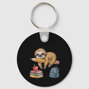 Back To School Slowly Too Cool For School Funny Sl Keychain
