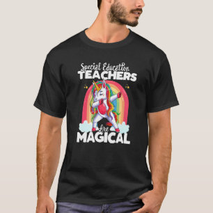 Back To School Special Education Teacher Unicorn M T-Shirt