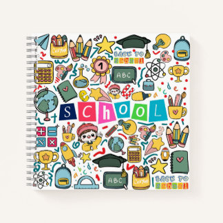 Back To School Spiral Notebook
