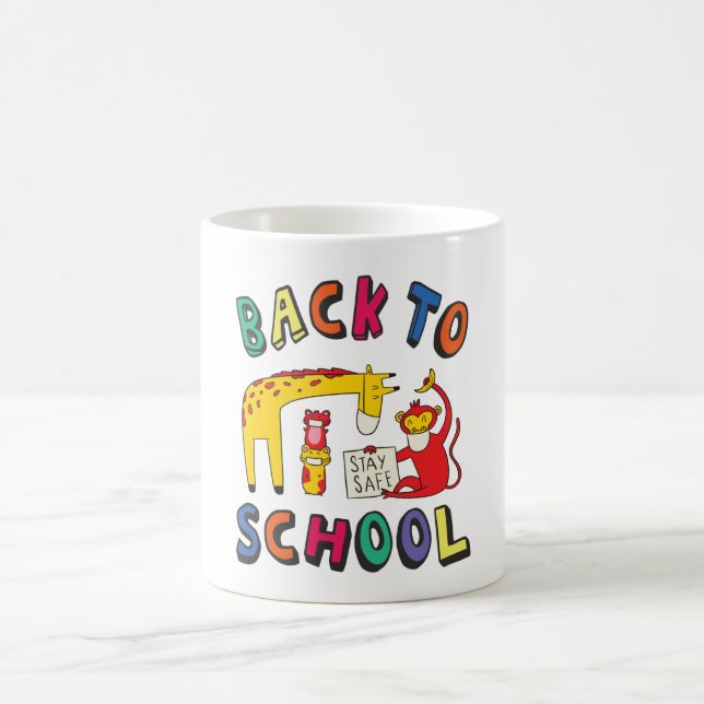 Back to school - Stay Safe Coffee Mug (Center)