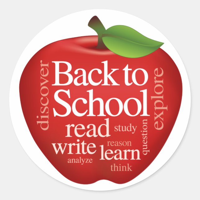 Back to School Sticker (Front)