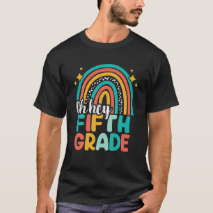 Back To School Students Teacher Oh Hey Fifth Grade T-Shirt