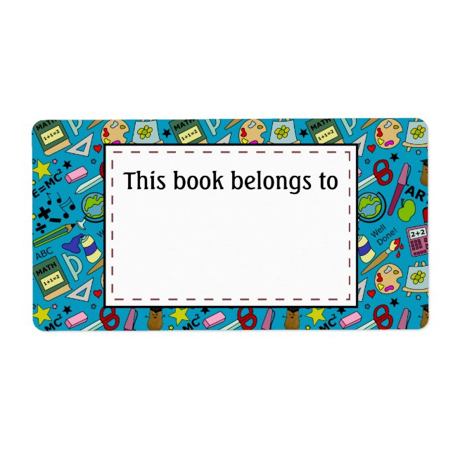 Back To School Supplies Doodle Art (Front)