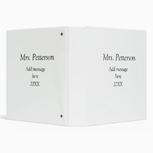 Back to school teacher appreciation add year class binder