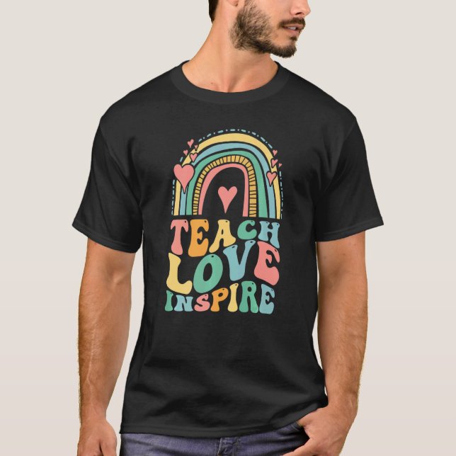 Back to School Teacher Appreciation Inspirational  T-Shirt (Front)