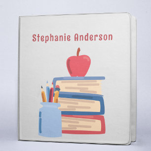 Back to School Teacher Cute Kids kindergarten  Binder