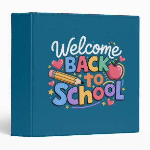 Back to School Teacher First Day of School Funny Binder