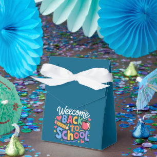 Back to School Teacher First Day of School Funny Favor Box