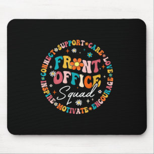 Back To School Teacher Front Office Squad Funny Fi Mouse Pad