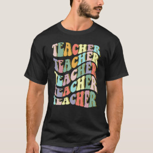Back To School Teacher Inspirational Colorful Elem T-Shirt