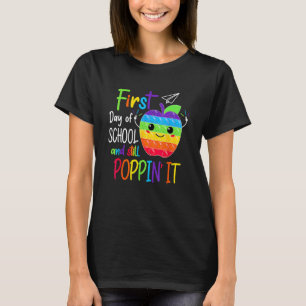 Back To School Teacher Kids Happy First Day Of Sch T-Shirt