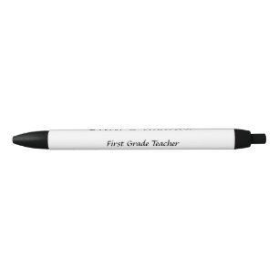 Back to school teacher name golden stars appreciat black ink pen