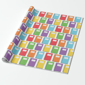 Back to School Teacher Notebook Wrapping Paper