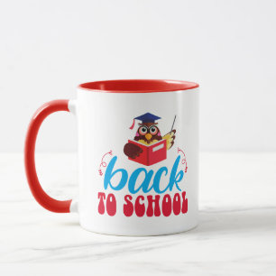 Back To School Teacher Owl Coffee Mug