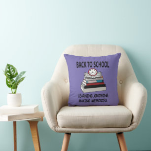 Back To School Teacher Student  Throw Pillow