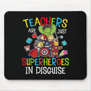 Back To School Teachers Are Superheroes Gifts Mouse Pad