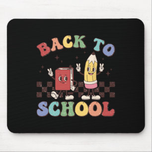 Back To School Teachers Boys Girls Happy First Day Mouse Pad