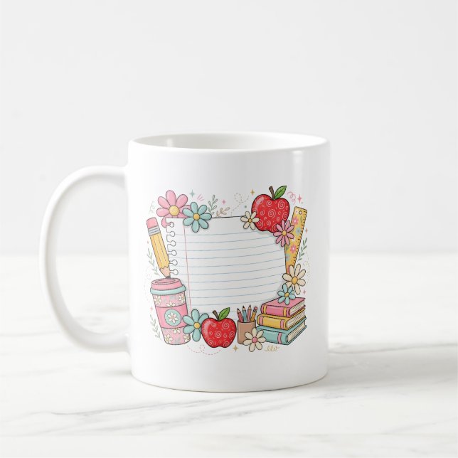 Back to school Teachers favoriate Coffee Mug (Left)