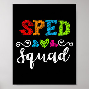 Back To School Team Gift For Special Ed Teacher Sp Poster