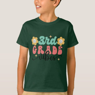 Back to School Tee   Third Grade Vibes T-Shirt