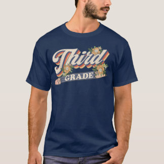 Back To School Third Grade 3rd Grade Pencil Teache T-Shirt