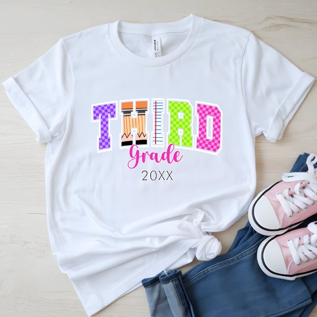 Back to School Third Grade Varsity T-Shirt (Creator Uploaded)