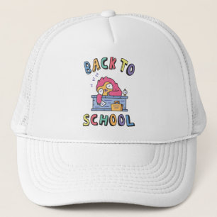 Back to school trucker hat