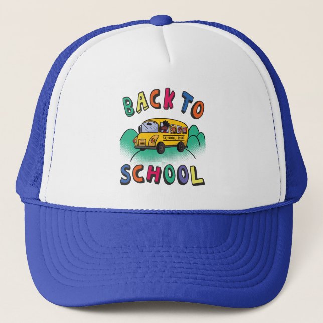 Back to school trucker hat (Front)