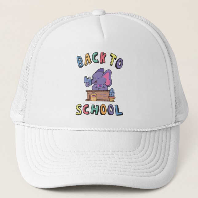Back to school trucker hat (Front)
