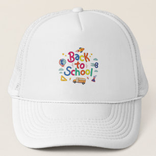 Back to school trucker hat