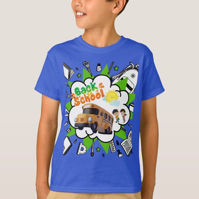 Back to school Tsirth T-Shirt (Front)