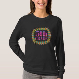 Back To School Tye Dye 5th Fourth Grade Squad For T-Shirt