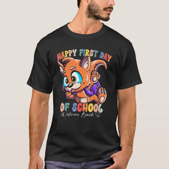 Back To School Vibes Happy First Day Of School 11 T-Shirt (Front)