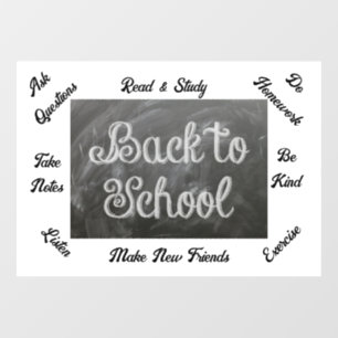Back To School Window Cling