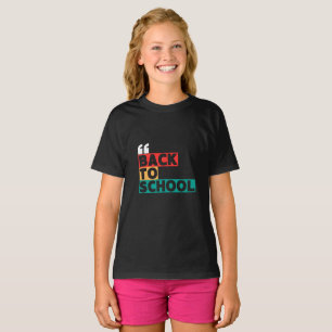 Back to school with a classic and elegant touch T-Shirt