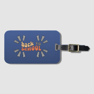 Back to school with an anime twist luggage tag