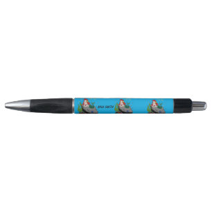 Back to school with mermaids and the sea pencil pen