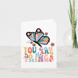 Back To School You Can Do Hard Things  Card