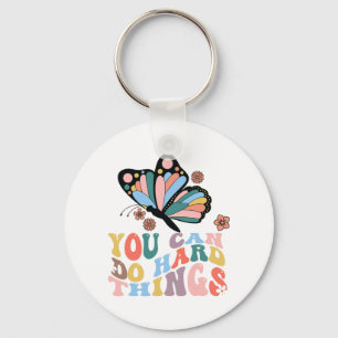 Back To School You Can Do Hard Things Keychain