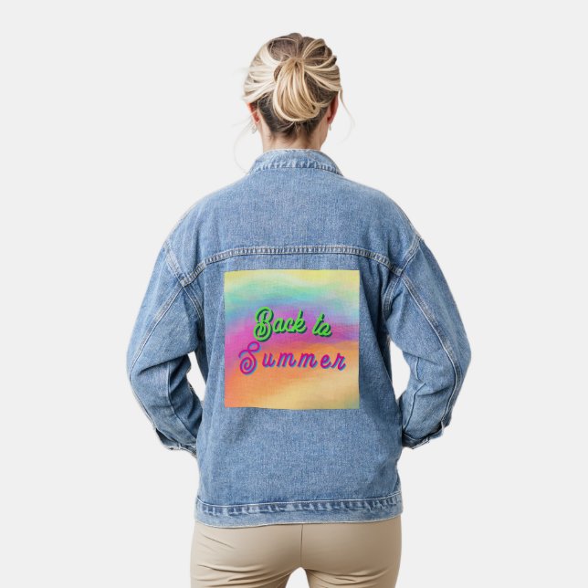 Back to Summer Denim Jacket (Model)