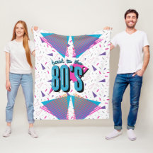 Back to the 80's Fleece Blanket